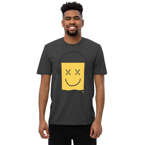 Teesafrique Sustainable Positive Vibes Only Emoji Statement Unisex recycled t-shirt