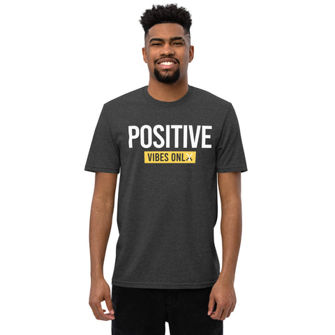 Teesafrique Sustainable Positive Vibes Only Statement Unisex recycled t-shirt