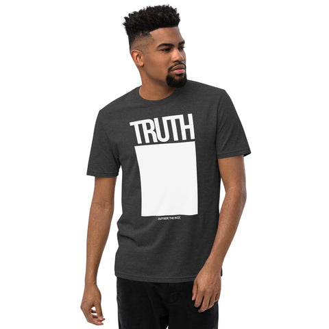 Teesafrique Sustainable Truth Outside the box Statement Unisex recycled t-shirt