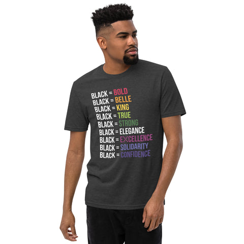 Teesafrique Sustainable  Black is Statement piece Unisex recycled t-shirt