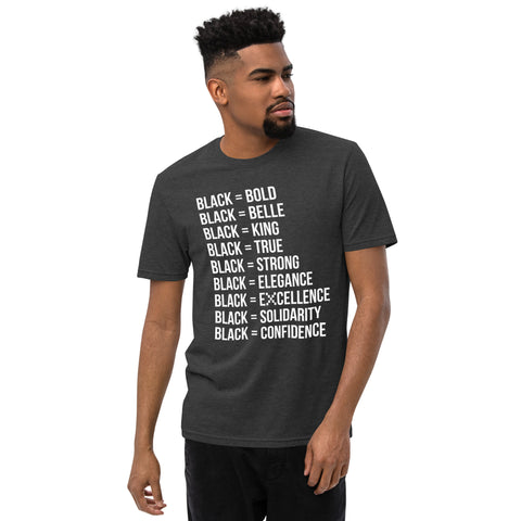 Teesafrique Sustainable  Black is Statement piece Unisex recycled t-shirt