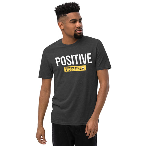 Teesafrique Sustainable Positive Vibes Only Statement Unisex recycled t-shirt