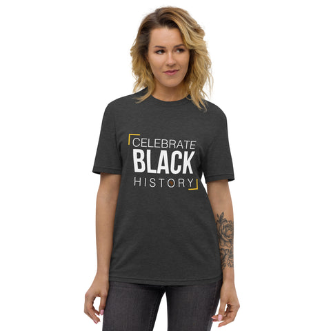 Teesafrique Sustainable Celebrate Black History Statement piece Unisex recycled t-shirt