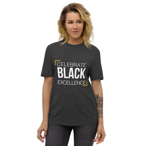 Teesafrique Sustainable Celebrate Black Excellence Statement piece bL Unisex recycled t-shirt