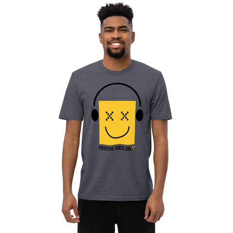 Teesafrique Sustainable Positive Vibes Only Emoji Statement Unisex recycled t-shirt
