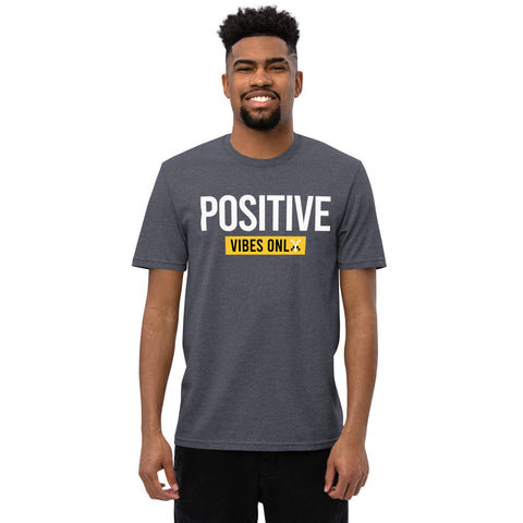 Teesafrique Sustainable Positive Vibes Only Statement Unisex recycled t-shirt