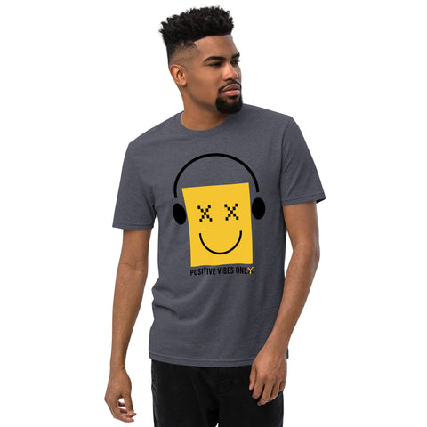 Teesafrique Sustainable Positive Vibes Only Emoji Statement Unisex recycled t-shirt