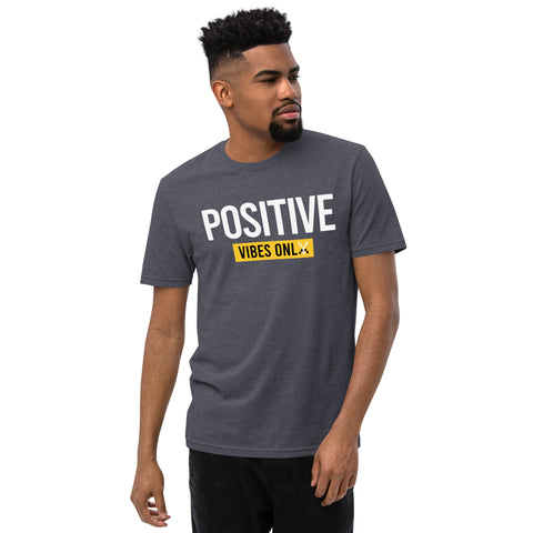 Teesafrique Sustainable Positive Vibes Only Statement Unisex recycled t-shirt