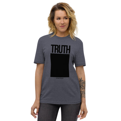 Teesafrique Sustainable Truth Outside the box Statement Unisex recycled t-shirt