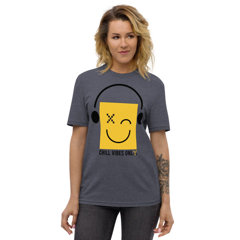 Teesafrique Sustainable Chill Vibes only emoji Statement Unisex recycled t-shirt