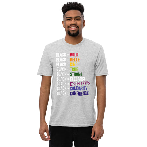 Teesafrique Sustainable  Black is Statement piece Unisex recycled t-shirt