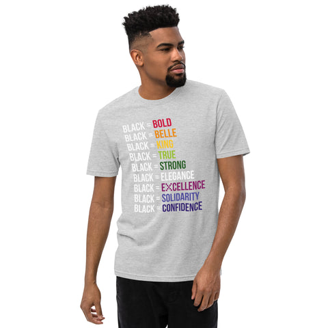 Teesafrique Sustainable  Black is Statement piece Unisex recycled t-shirt