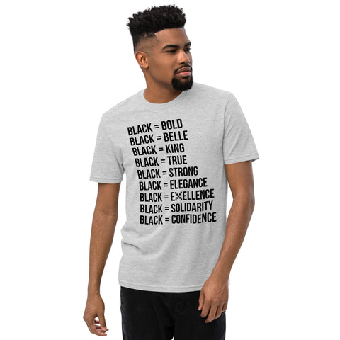 Teesafrique Sustainable  Black is Statement piece Unisex recycled t-shirt