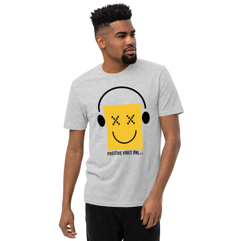 Teesafrique Sustainable Positive Vibes Only Emoji Statement Unisex recycled t-shirt