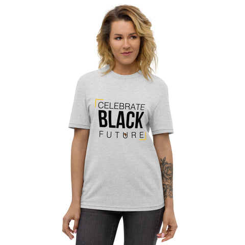 Teesafrique Sustainable Celebrate Black Future Statement piece bL Unisex recycled t-shirt