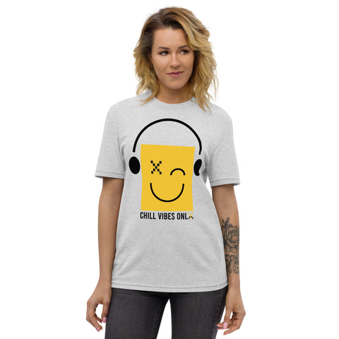 Teesafrique Sustainable Chill Vibes only emoji Statement Unisex recycled t-shirt