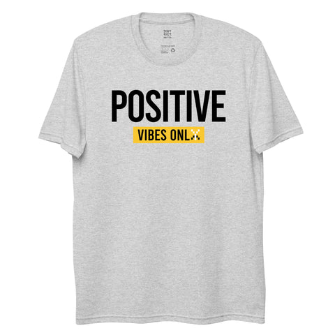 Teesafrique Sustainable Positive Vibes Only Statement Unisex recycled t-shirt