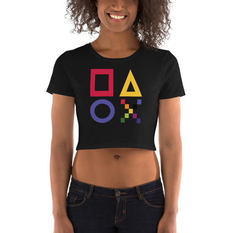 Teesafrique Sustainable Game Graphic Women’s Crop Tee
