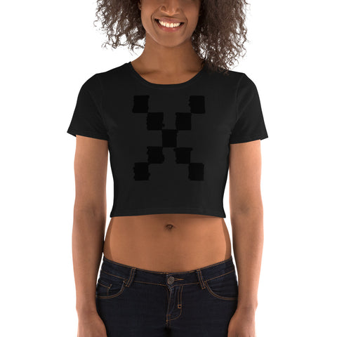 Teesafrique Sustainable Graphic Brush stroke Women’s Crop Tee