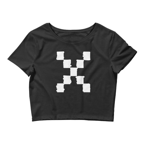 Teesafrique Sustainable Graphic Brush stroke Women’s Crop Tee