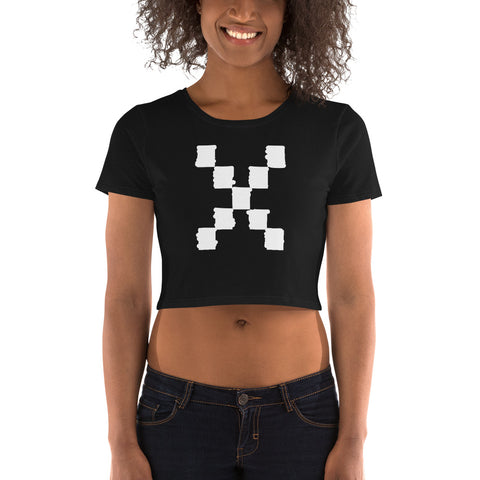 Teesafrique Sustainable Graphic Brush stroke Women’s Crop Tee