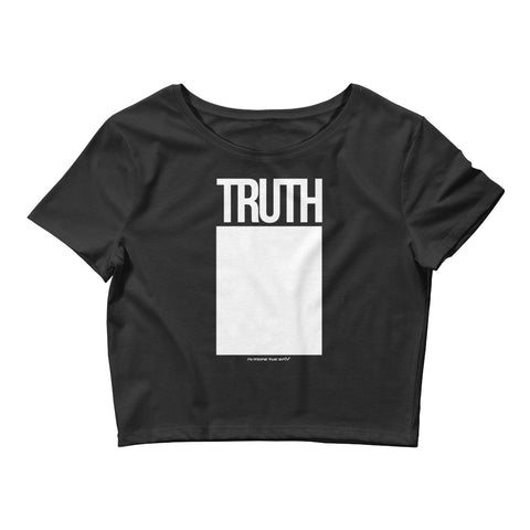 Teesafrique Sustainable Truth Outside The Box Streetics Crop Top