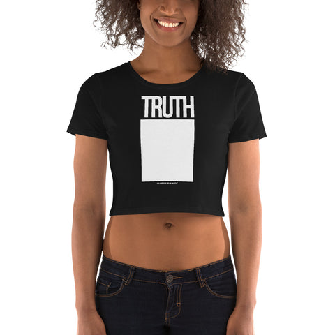 Teesafrique Sustainable Truth Outside The Box Streetics Crop Top