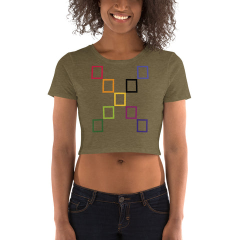 Teesafrique Sustainable Graphic Womens Crop Tee