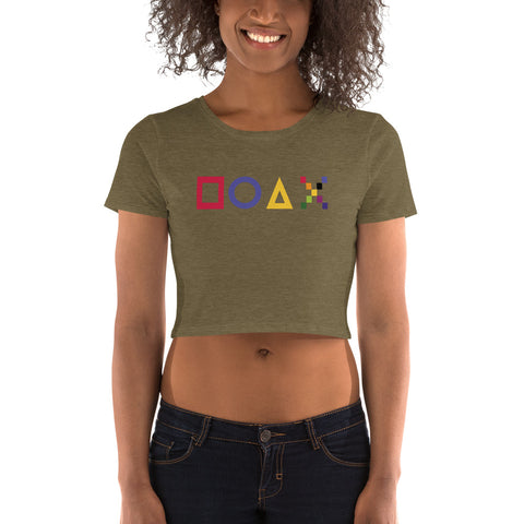 Teesafrique Sustainable Game Graphic Women’s Crop Tee