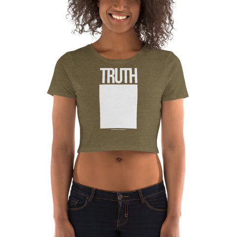 Teesafrique Sustainable Truth Outside The Box Streetics Crop Top