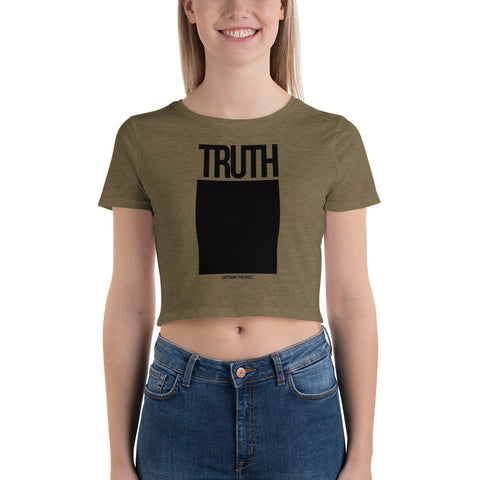 Teesafrique Sustainable Truth Outside The Box Streetics Crop Top