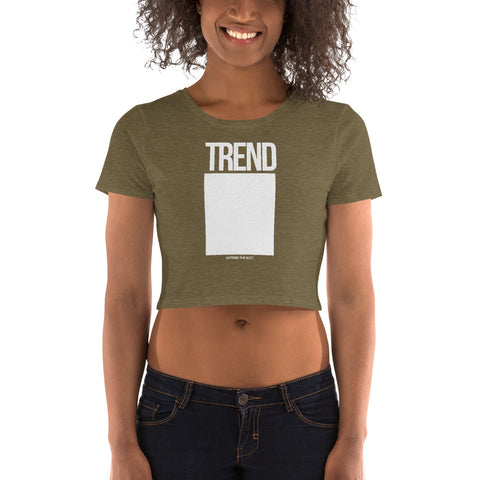 Teesafrique Sustainable Trend Outside The Box Streetics Crop Top