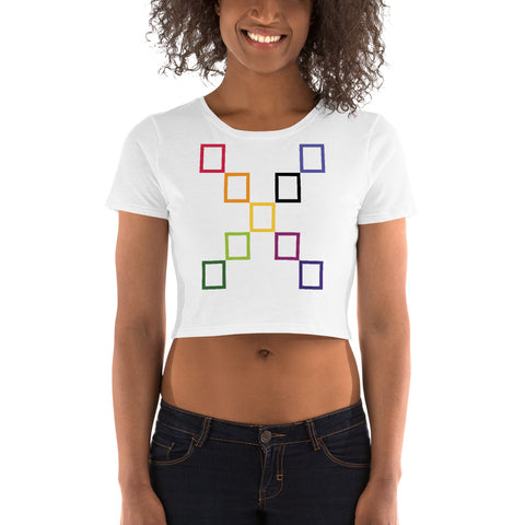 Teesafrique Sustainable Graphic Womens Crop Tee
