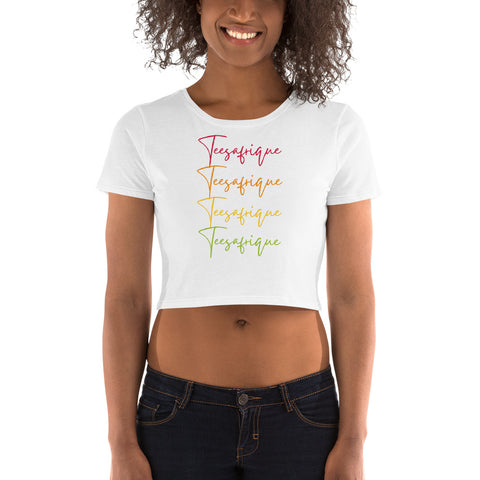 Teesafrique Sustainable Graphic Women’s Crop Tee