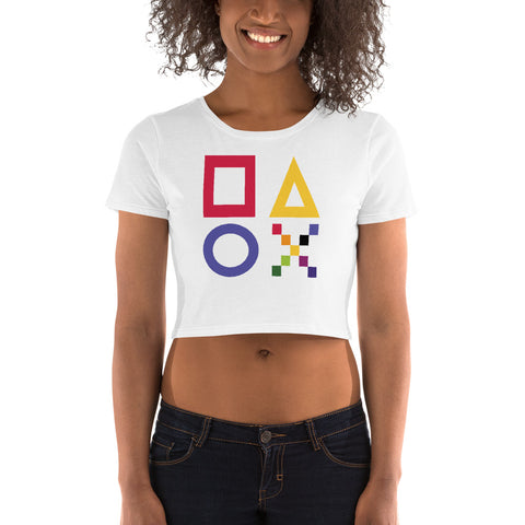 Teesafrique Sustainable Game Graphic Women’s Crop Tee