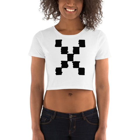Teesafrique Sustainable Graphic Brush stroke Women’s Crop Tee