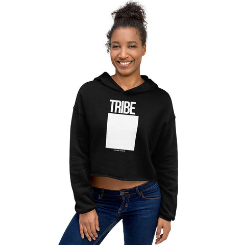 Teesafrique Sustainable Tribe Outside the box Crop Hoodie Crop Hoodie