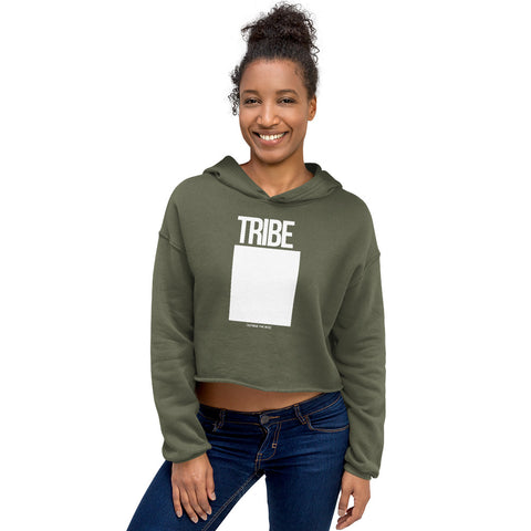 Teesafrique Sustainable Tribe Outside the box Crop Hoodie Crop Hoodie