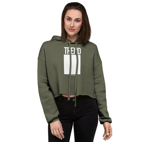 Teesafrique Sustainable Trend Outside the box Crop Hoodie Crop Hoodie