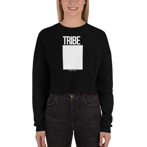 Teesafrique Sustainable Tribe Outside the box Statement Crop Sweatshirt