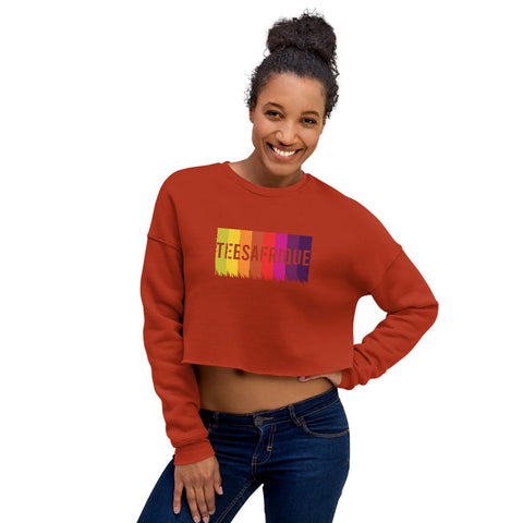 Teesafrique Sustainable Sweatshirt Crop Sweatshirt