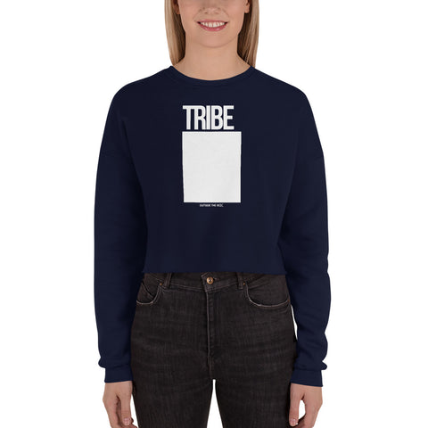 Teesafrique Sustainable Tribe Outside the box Statement Crop Sweatshirt