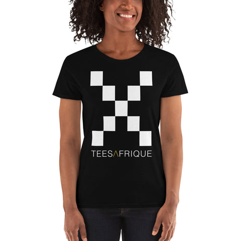 Women's short sleeve Large Logo Print t-shirt