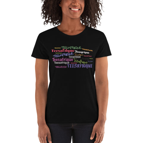 Teesafrique Sustainable Graffiti Graphic Women's Short Sleeve T-Shirt