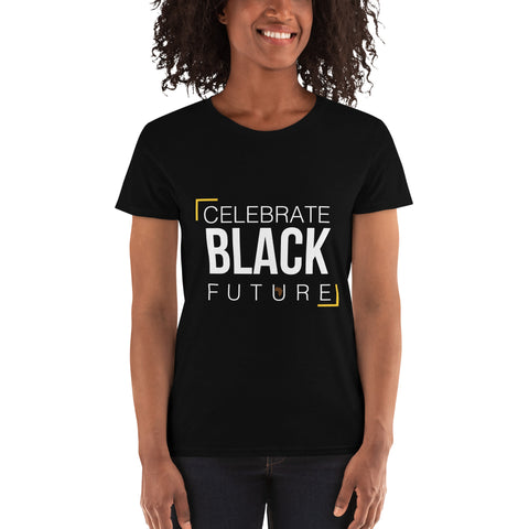 Teesafrique Sustainable Celebrate Black Future Statement piece bL Women's short sleeve t-shirt