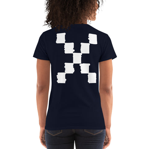 Teesafrique Sustainable Brushstroke Graphic Women's short sleeve t-shirt