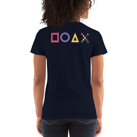 Teesafrique Sustainable Gaming Graphic Women's Short Sleeve T-Shirt