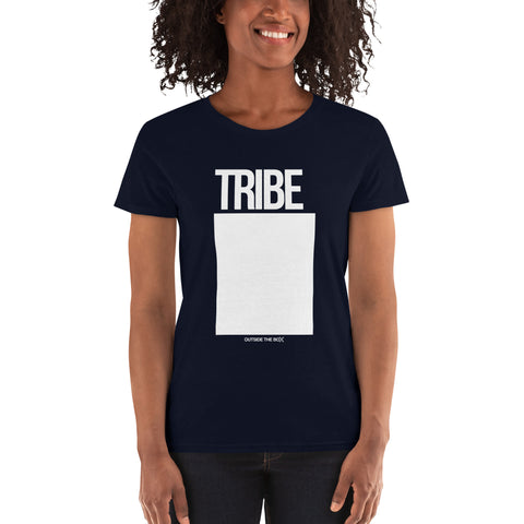Teesafrique Sustainable Tribe Outside the box Statement Women's short sleeve t-shirt