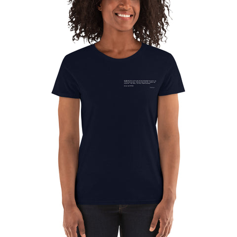 Teesafrique Sustainable Statement piece bLk Women's short sleeve t-shirt