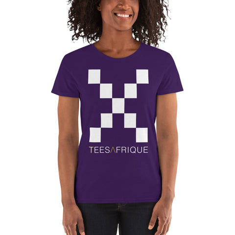 Women's short sleeve Large Logo Print t-shirt